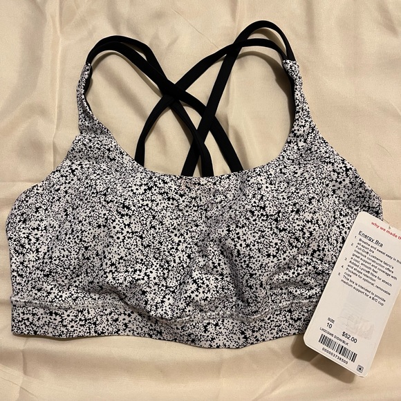 NWT Lululemon Energy Bra- Size 10 - Picture 1 of 5